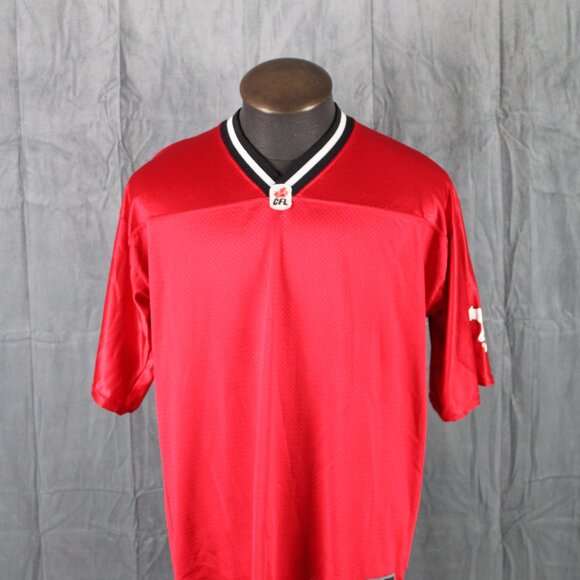 Calgary Stampeders Jersey (VTG) - 1990s Away Jersey by Puma - Men's Medium - Picture 7 of 9